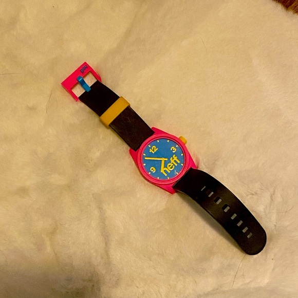 NEFF neon color block unisex watch - Picture 2 of 3
